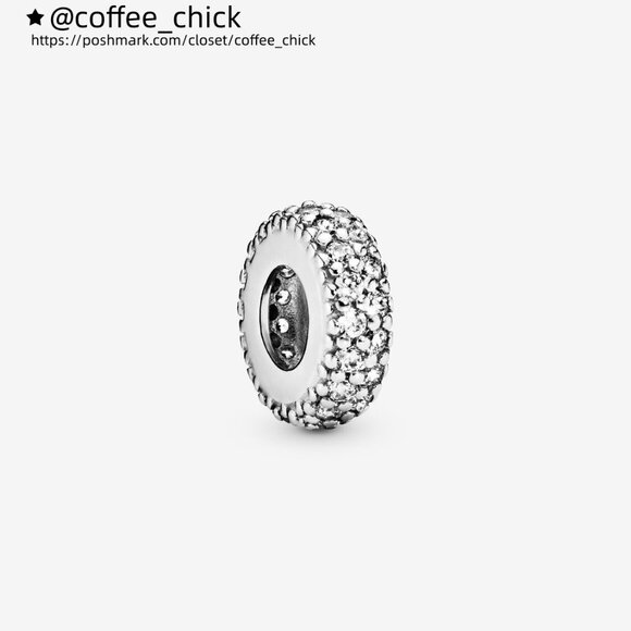 Pandora Clear Sparkle Spacer Charm - Picture 1 of 4